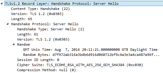 server hello wireshark capture